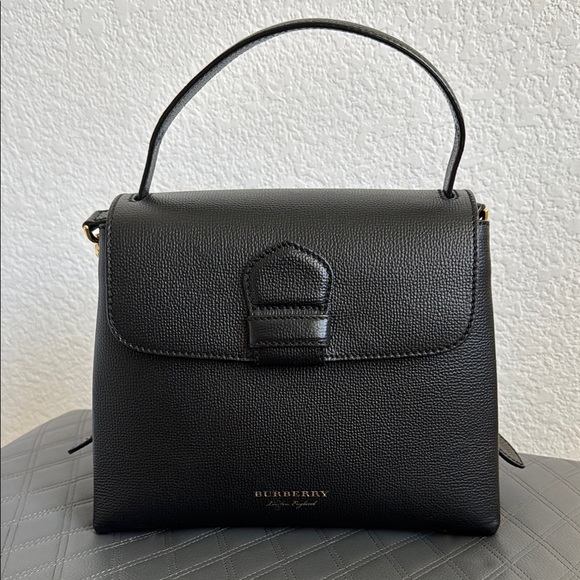 Burberry Black Leather Small Camberley Satchel - Picture 1 of 14